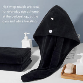 Sinland microfiber cap in use, absorbs moisture quickly