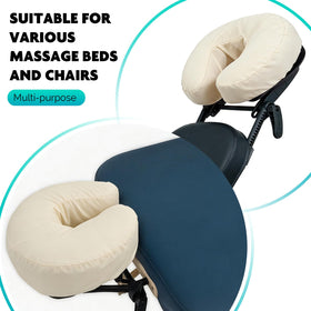 SINLAND multi-color face rest cover adds style to spa environments.