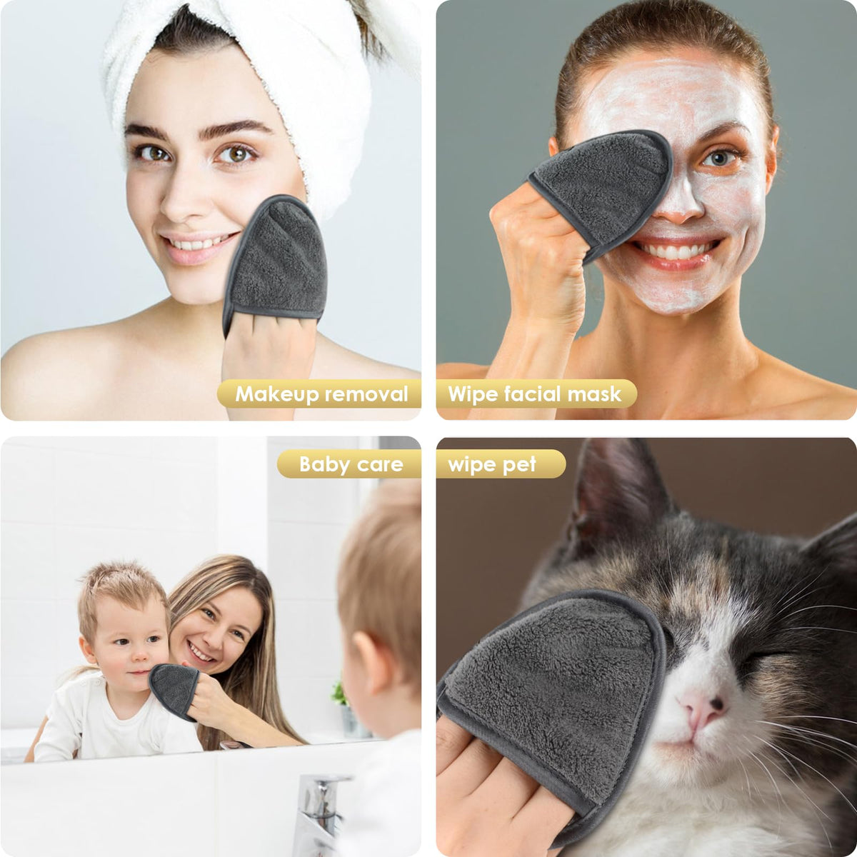 SINLAND makeup remover pad used for eye makeup removal and sensitive skin