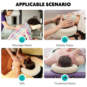 SINLAND washable hypoallergenic face rest cover for easy maintenance.