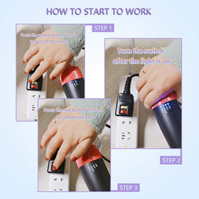 Sinperne 360° swivel cord and ergonomic handle for easy use.