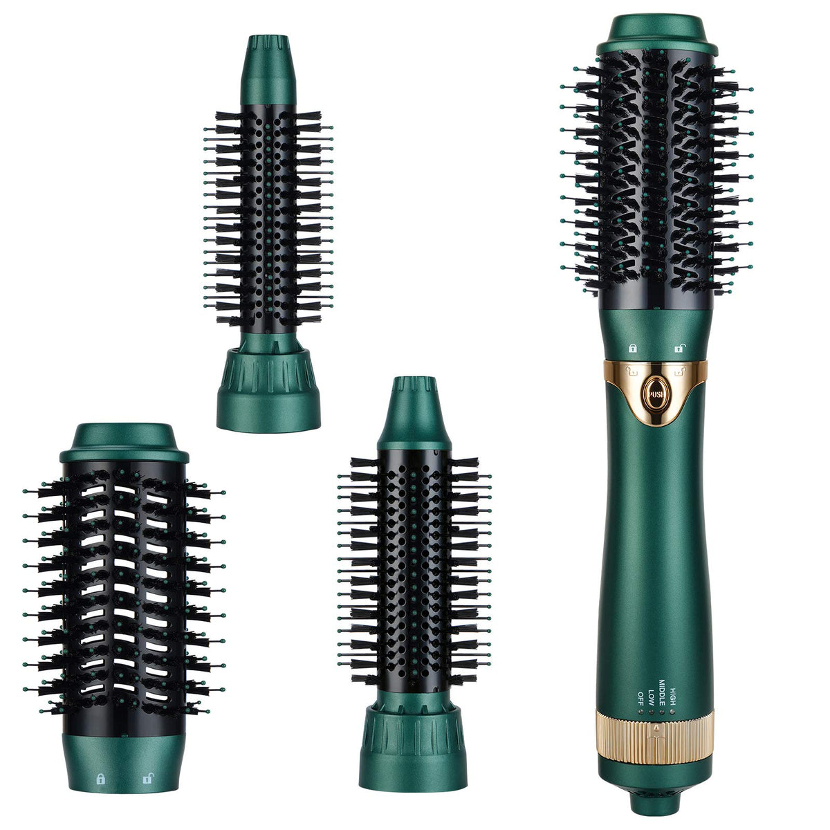 Sinperne 3in1 hair dryer with three heads for versatile styling at home.