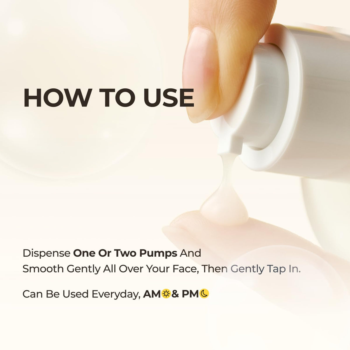 SINSURU Watery Sulfur 82 serum on skin demonstrates calming, daily-use potential