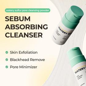 SINSURU Watery Sulfur Powder fragrance-free formula for sensitive skin