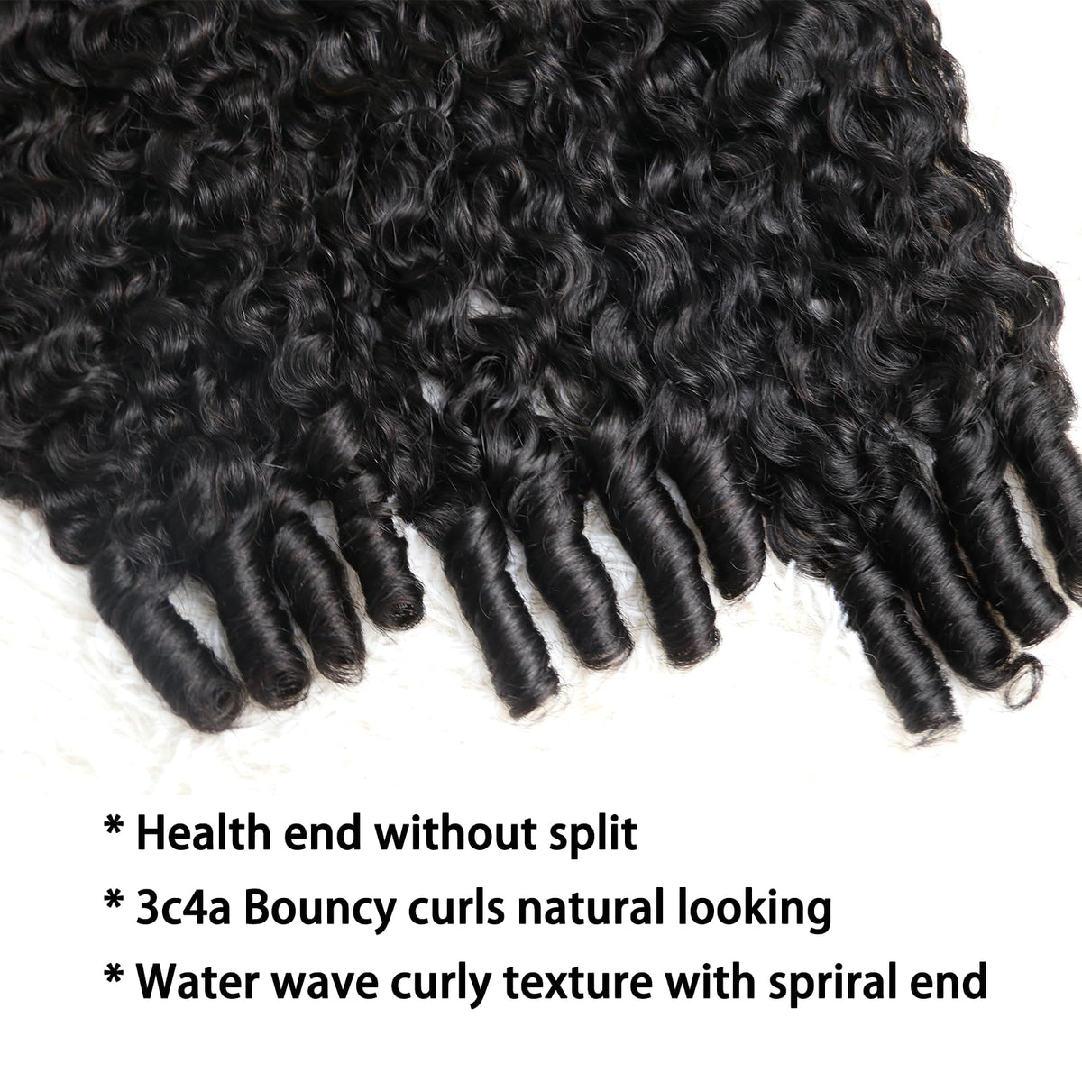 Sinuowei Water Wave Burmese curly bundles 22 inch soft texture for smooth installation