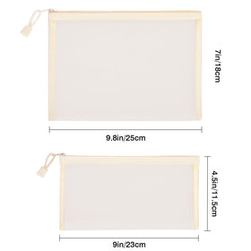 Sinzip 12-pack mesh pouches offer color-coded organization.