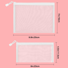 Sinzip durable nylon mesh with sturdy zipper supports long-lasting everyday use.
