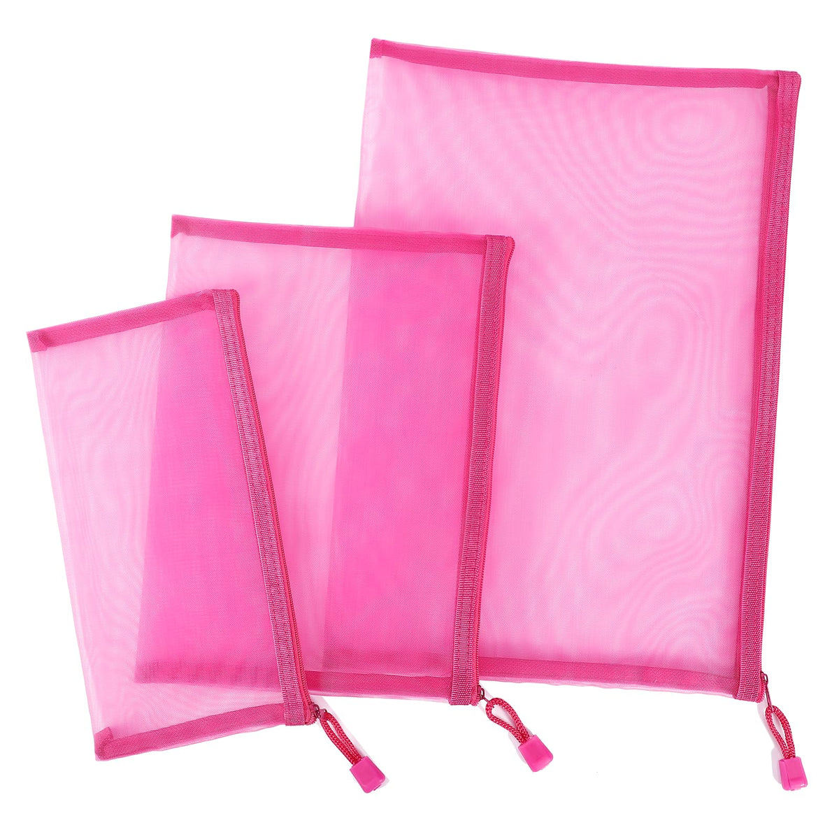 Sinzip zipper mesh pouch A5 size perfect for cosmetics and small essentials.