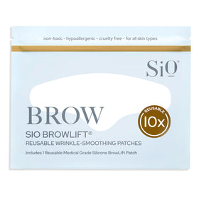 SiO Beauty Mid-Brow 11's Lift patch between brows smoothing fine lines.
