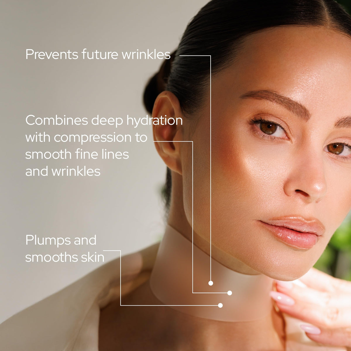 SiO NeckLift features medical-grade silicone for neck patch wear.