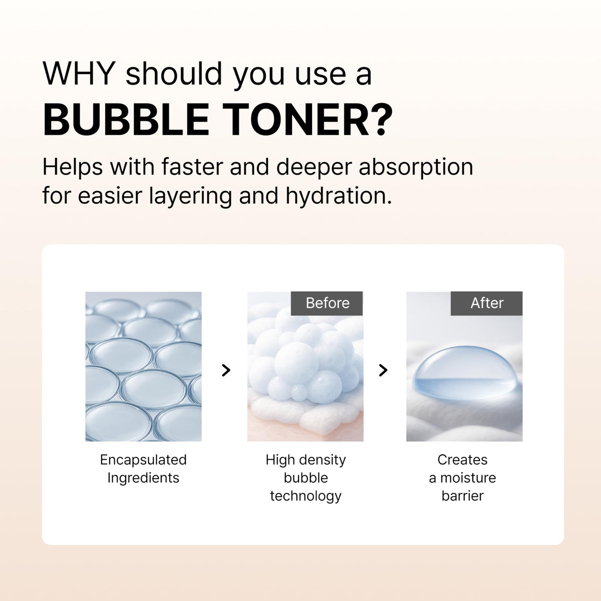 SIORÉ NMN Fresh Bubble Toner packaging with glass bottle.