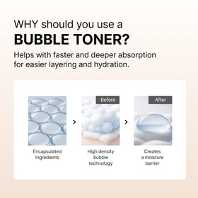 SIORÉ NMN Fresh Bubble Toner packaging with glass bottle.