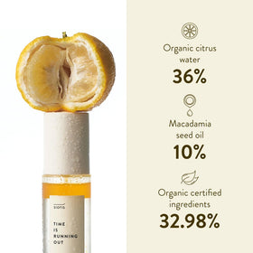 SIORIS Hydrating Face Mist biphasic texture showing oil and water layers