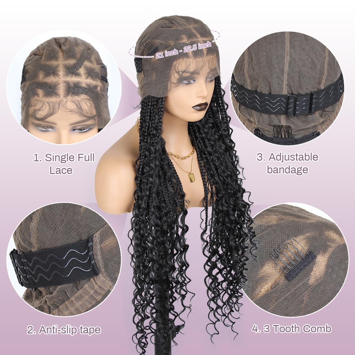 Siphis lace-front wig for black women with elegant updos and low-maintenance wear.