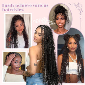 Siphis handmade boho braid wig suited for casual, party, or cosplay events.