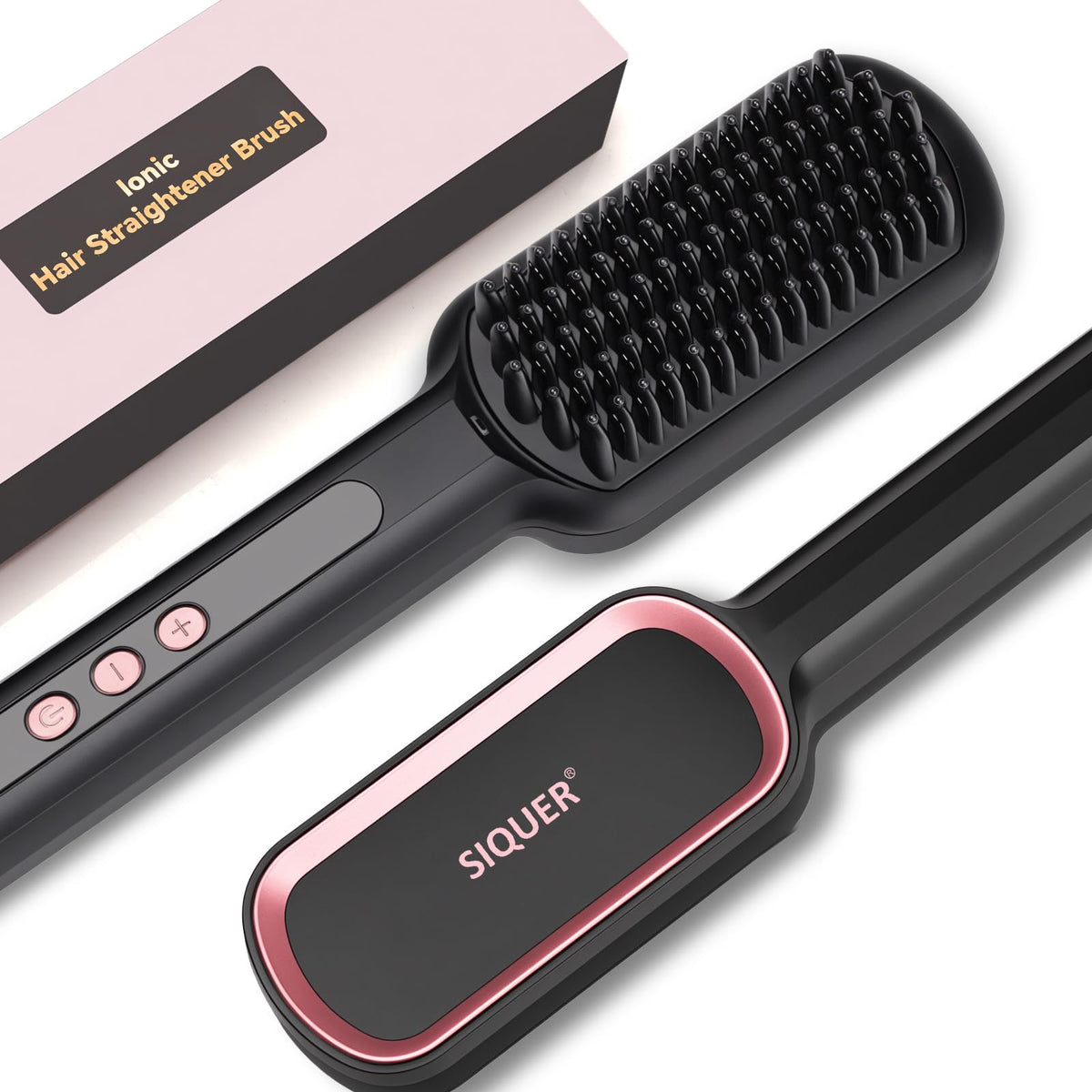SIQUER detangling and straightening brush combination for smooth hair