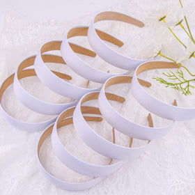 SIQUK satin headbands ready for bows and ribbons decoration.