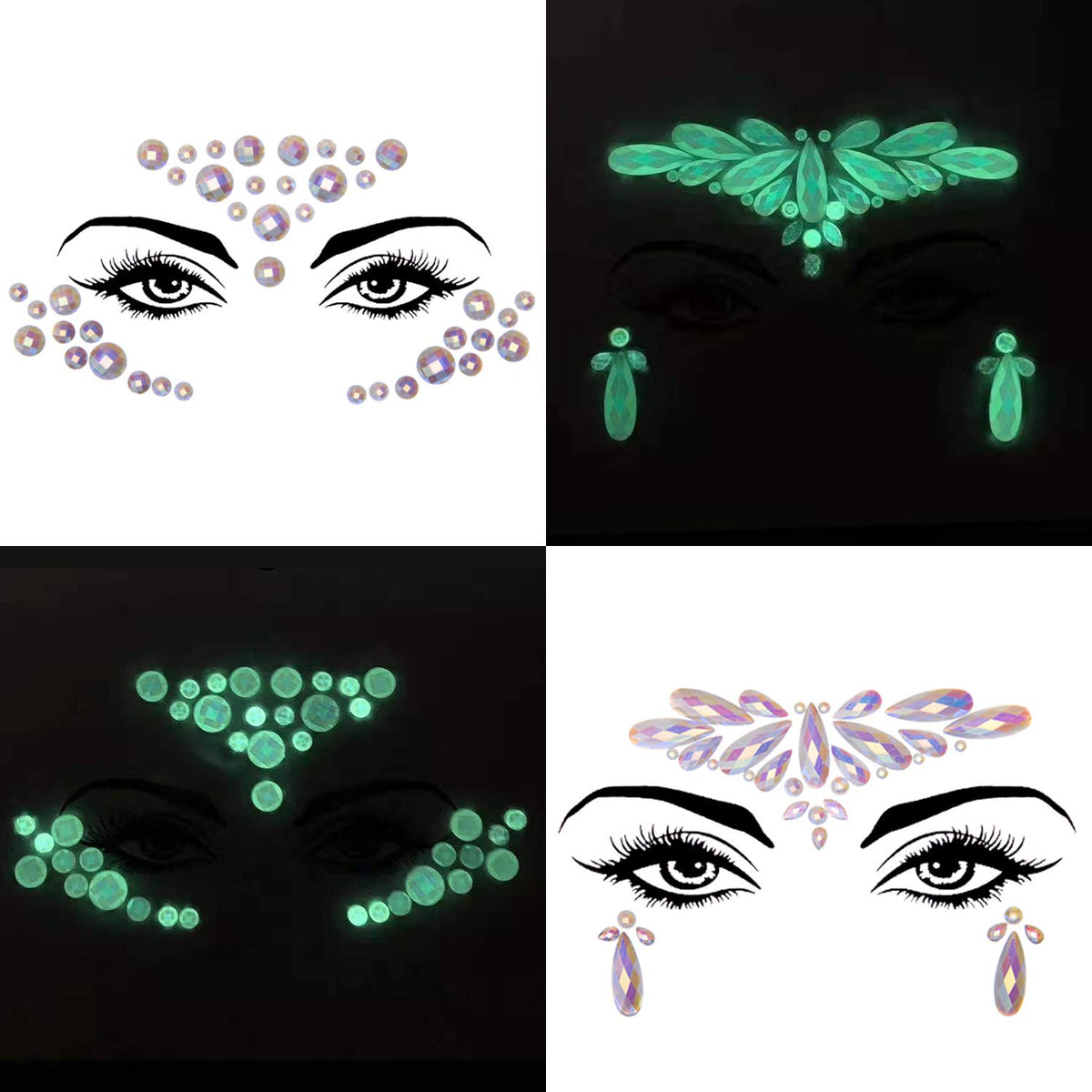 SIQUK glow-in-the-dark gems highlight styles at concerts and weddings