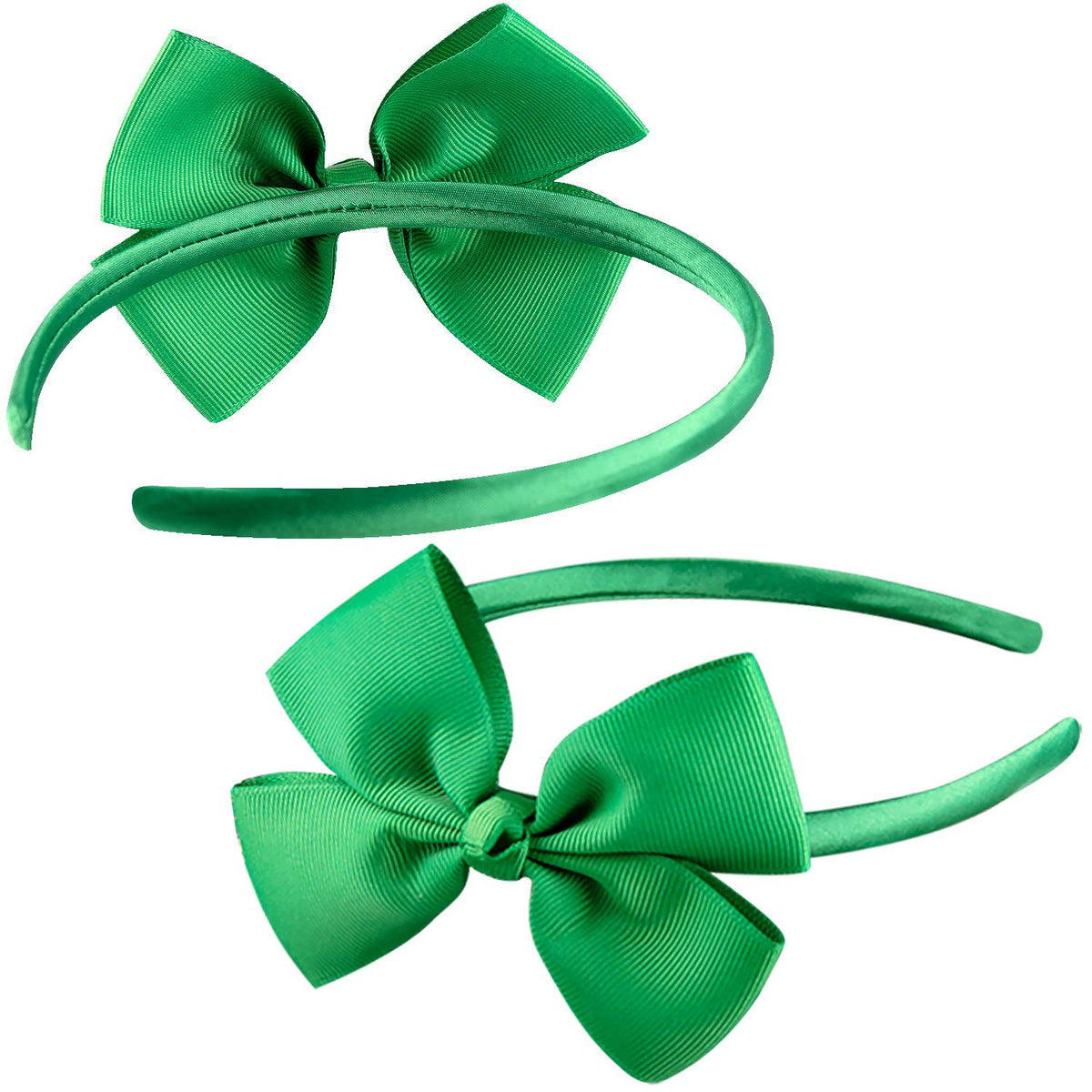 SIQUK headband bow with 12 cm diameter for balanced styling.