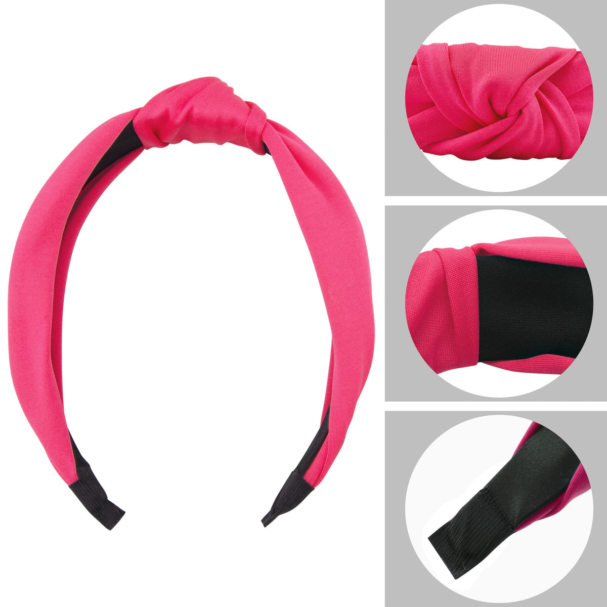 SIQUK headbands with soft satin wrap for comfortable all-day wear