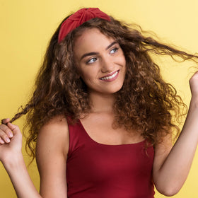 SIQUK knotted headbands lime color offers playful touch and secure fit.