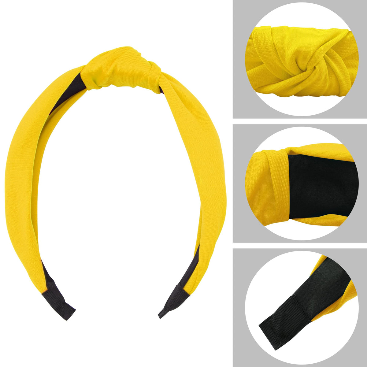 SIQUK knotted headbands salmon color ideal for casual daily outfits.