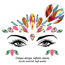 SIQUK rhinestone stickers in varied shapes add twinkling party accents