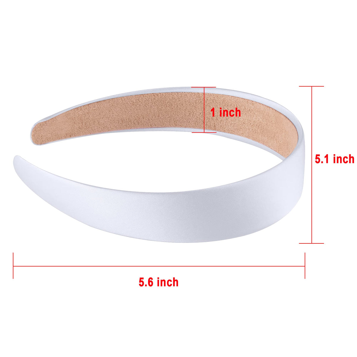SIQUK satin headbands 30-piece pack for easy DIY styling.
