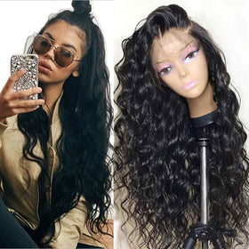 SISIFIRE Deep Wave lace front wig with 13x4 HD lace for a natural hairline