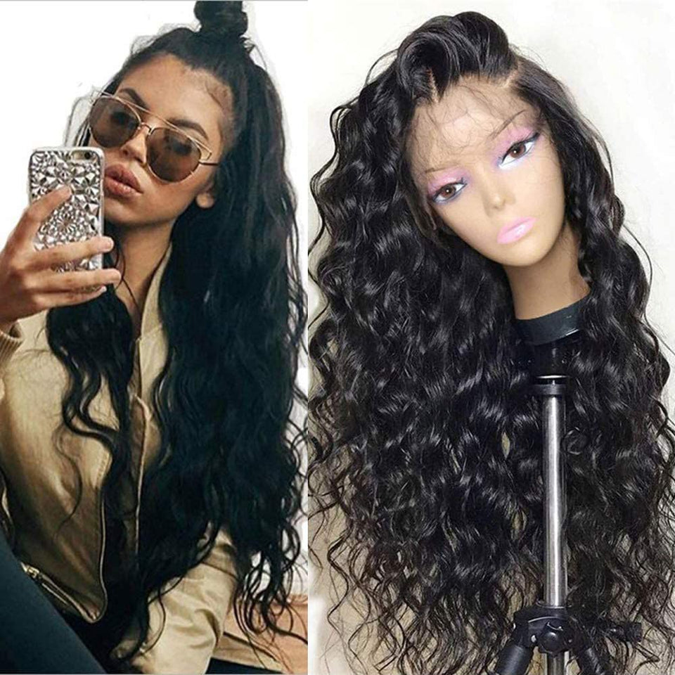 SISIFIRE Deep Wave lace front wig with 13x4 HD lace for a natural hairline