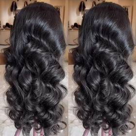 Pre-plucked natural hairline ready for immediate wear