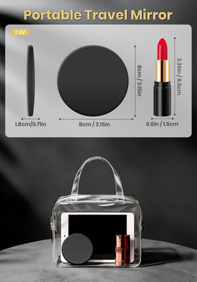 SisKokoro on-the-go mirror supports quick touch-ups anywhere.