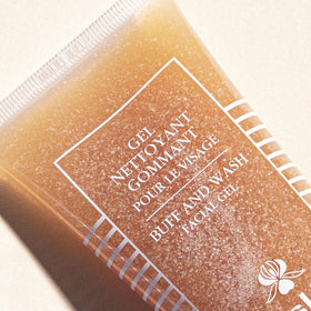 LfLavender and lemon notes in Buff and Wash Face Gel with essential oils