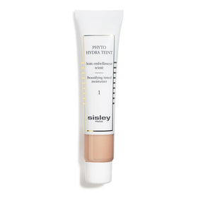 Sisley Phyto-Hydra Teint No.1 Light bottle close-up shows natural glow and even tone.