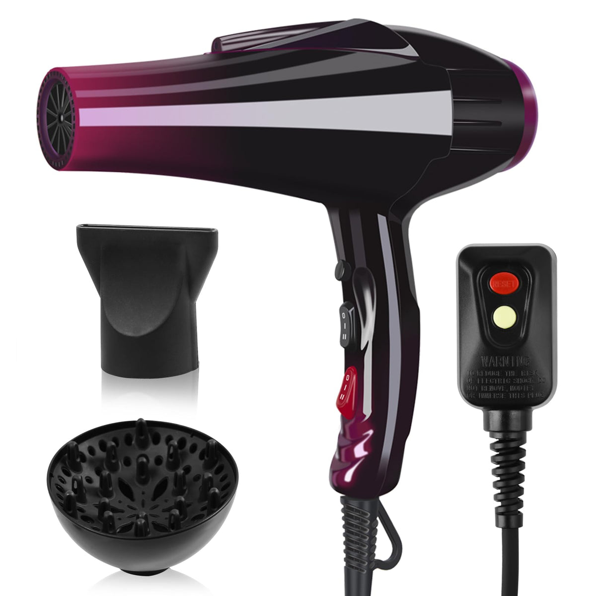 SISROL professional hair dryer 3500W for fast salon-grade drying.