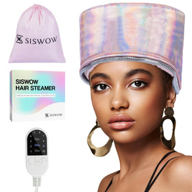 SISWOW Heating Cap front view showing even heat coverage for conditioning