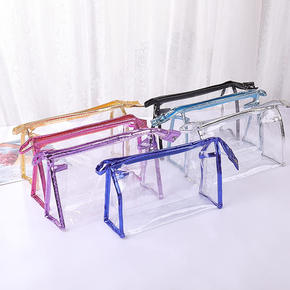 Sitake waterproof clear bag cleans easily after makeup or toiletries.
