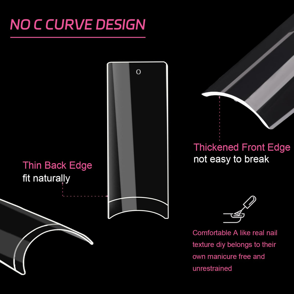 SITELENABY tips with easy adhesive surface for secure bonds.