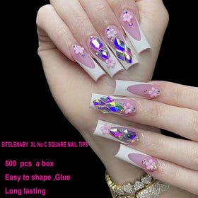 SITELENABY precise-cut edges for neat nail tips alignment.