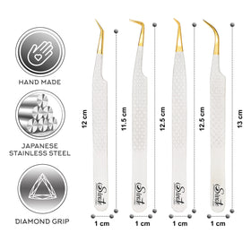 SIVOTE classic to mega volume lash tweezers speed up application.