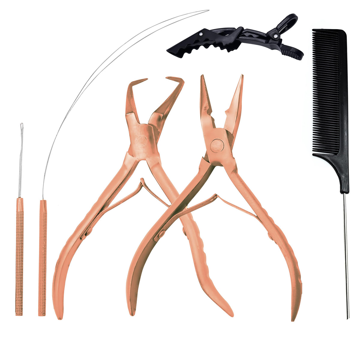 SIVOTE hair extension tools kit rose gold set for professional precision