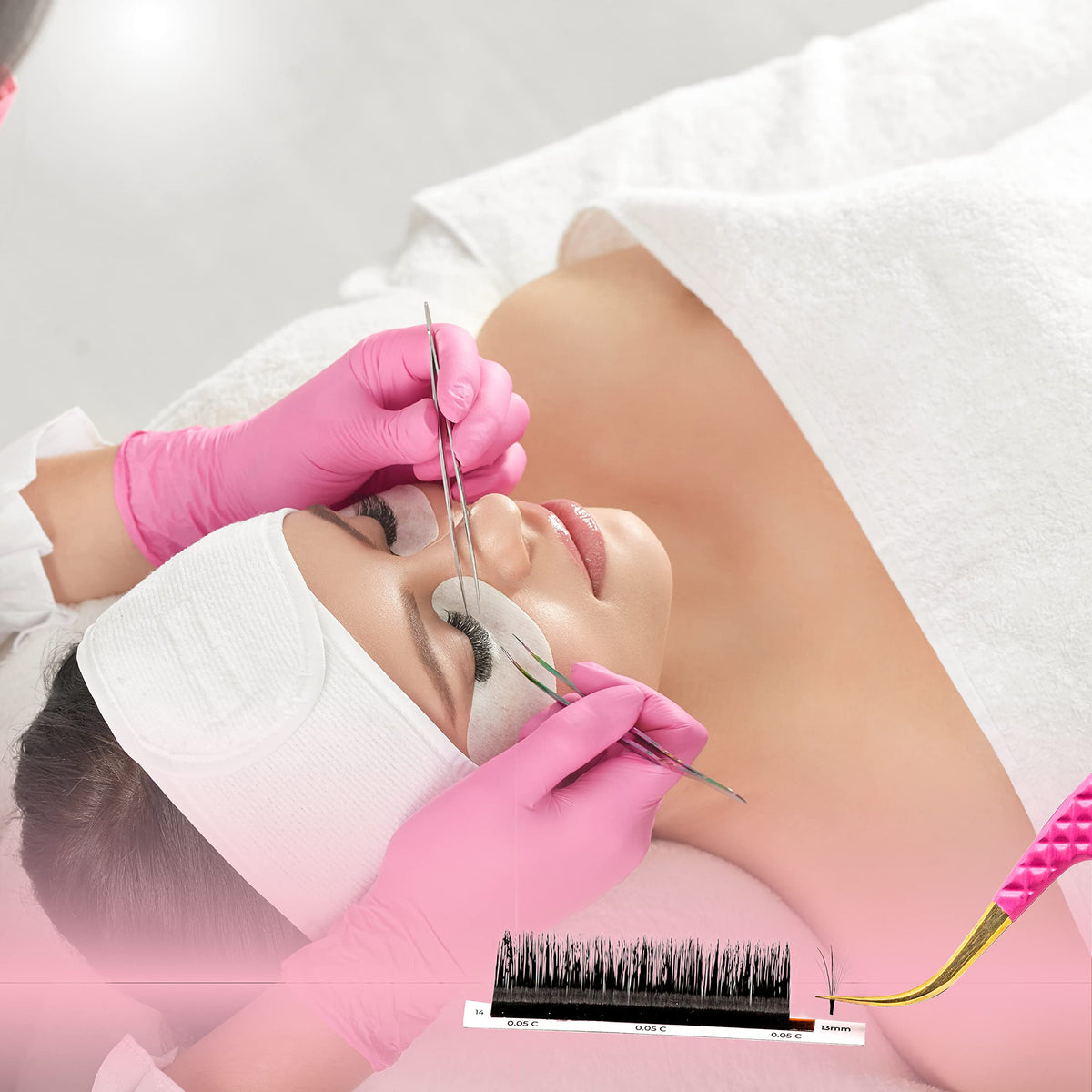 SIVOTE lash artist tool kit supports precise pickup and efficient isolation