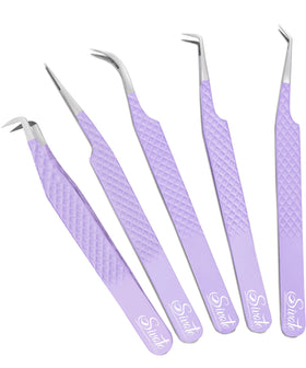 SIVOTE lash tweezers with diamond grip offer precise isolation for lash work.