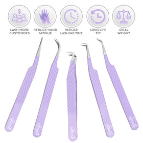 SIVOTE lash tweezers extensions workflow shows professional practice.