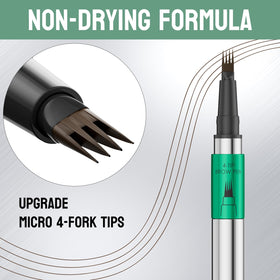 SIVSEA four-tip precision brow pencil offers defined control.
