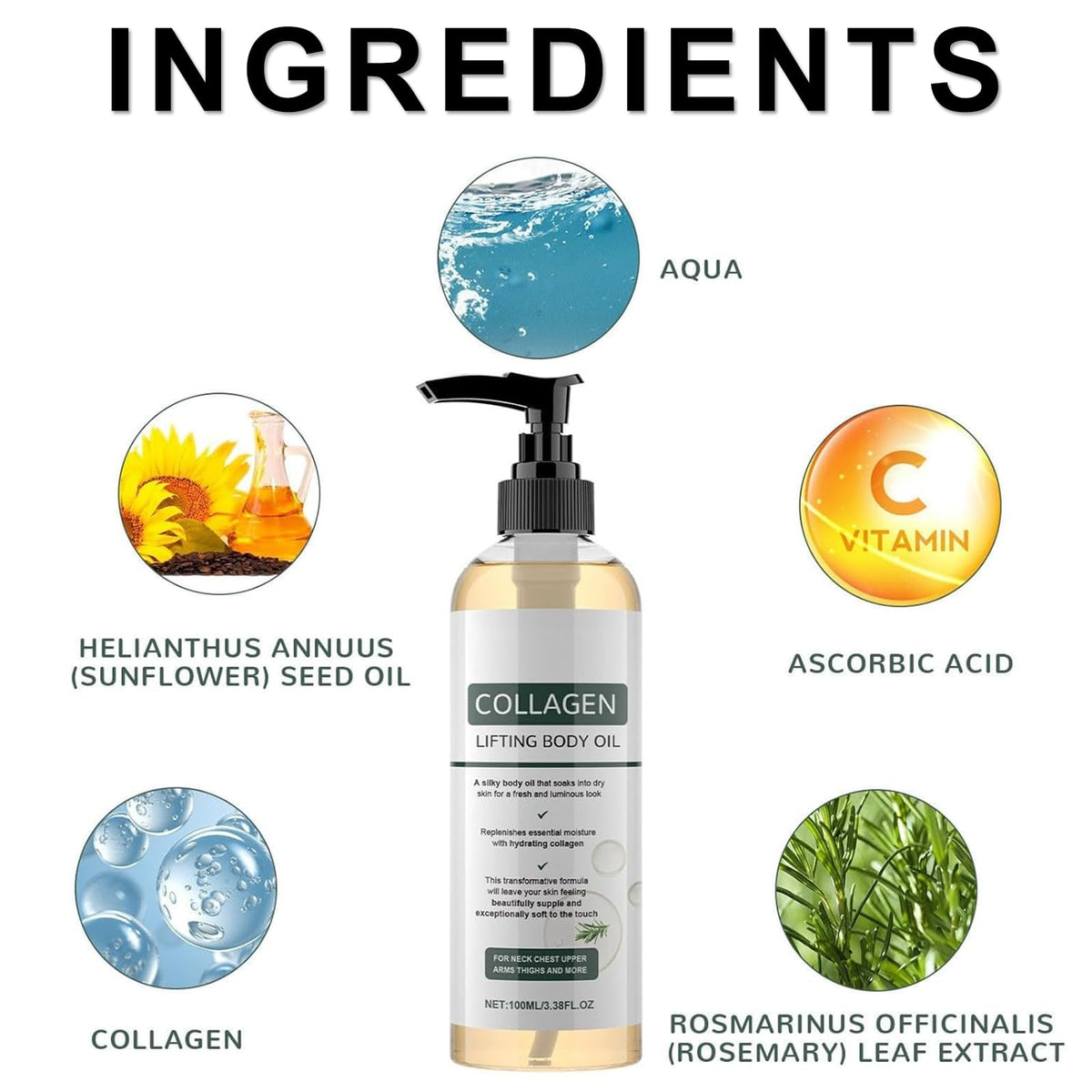 Skin glow after using SixCLA Collagen Oil for radiant, refreshed look.