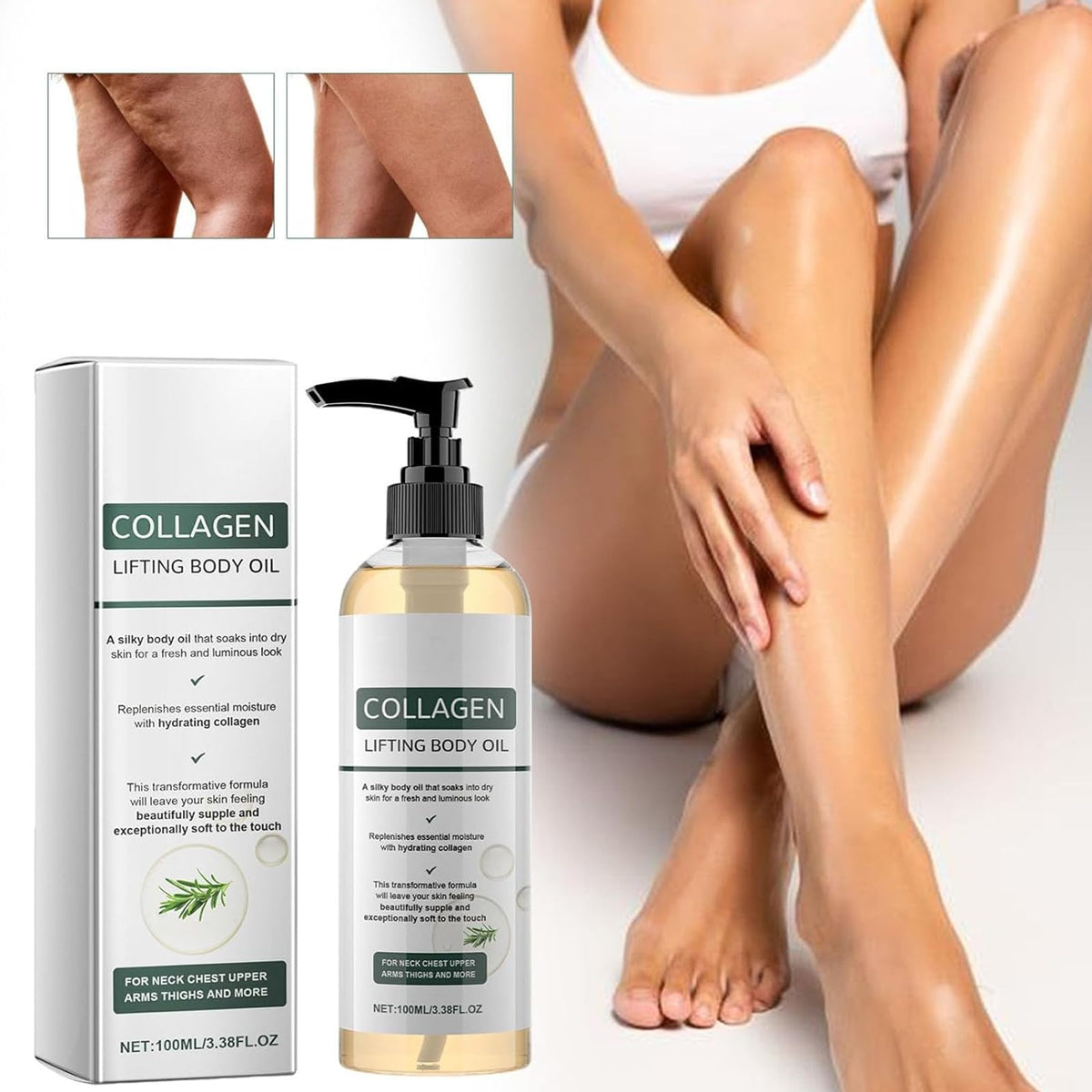 SixCLA packaging with clean, premium design for daily body care.