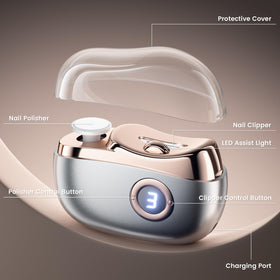 Rechargeable Siymeir clipper, travel-ready for on-the-go nail care