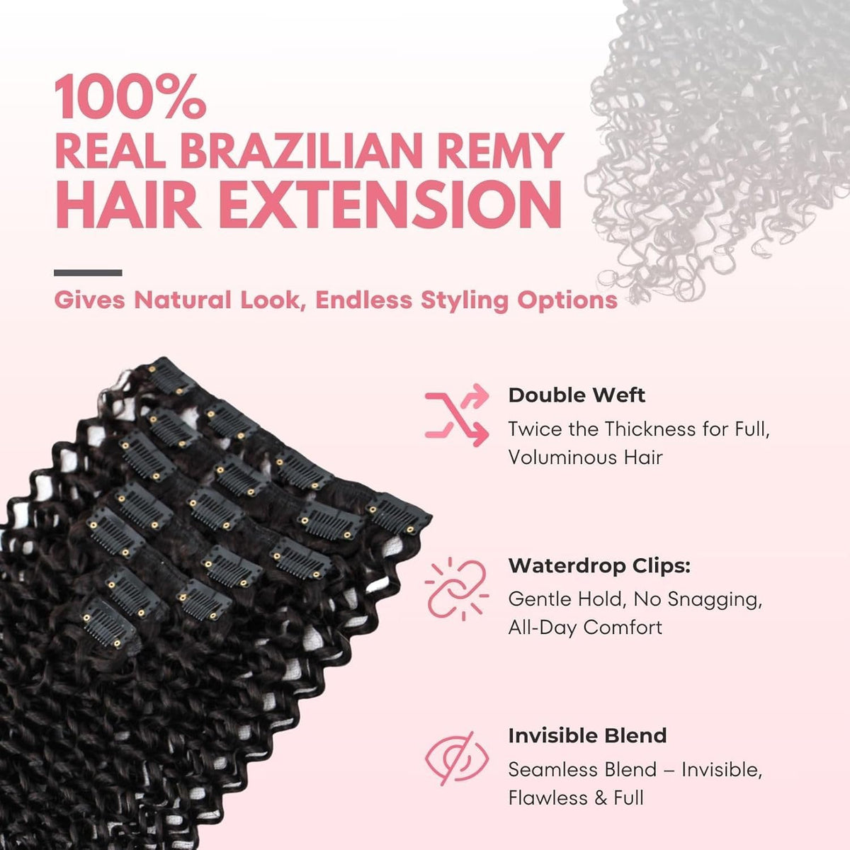 SIYUSI Brazilian Remy hair shine and soft texture for natural look