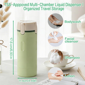 SJIJEJD TSA-friendly size fits easily in carry-on.